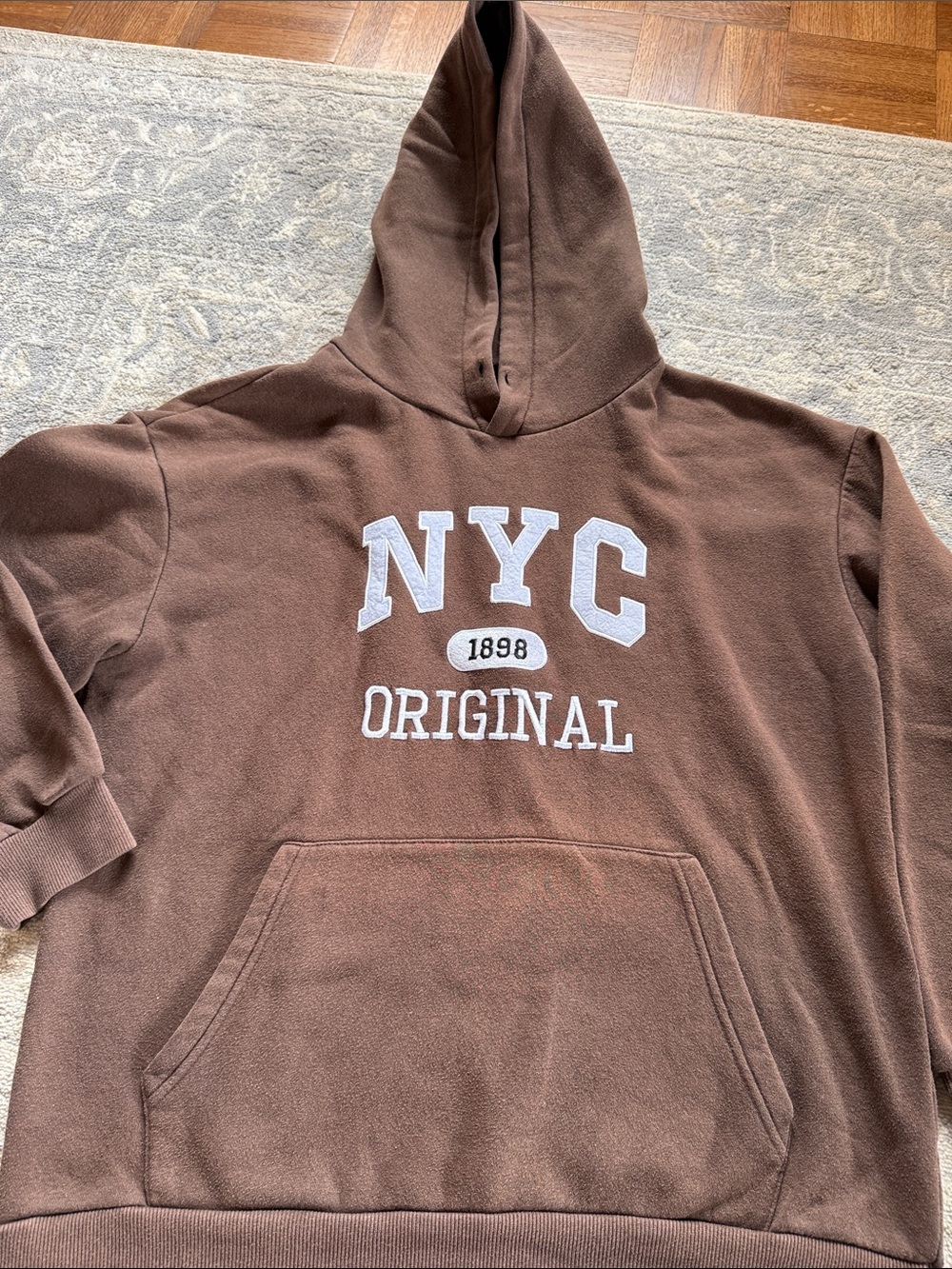 Brown NYC Original Pullover Hoodie - Men's Casual Hoodie